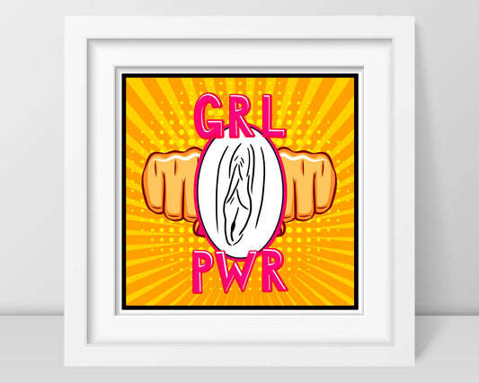YoniPopArt "GRLPWR"