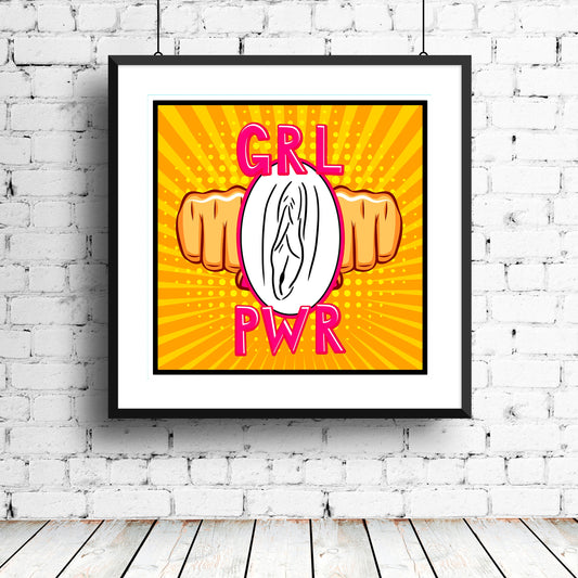 YoniPopArt "GRLPWR"