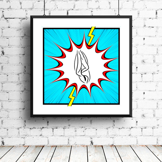 YoniPopArt "flashed"