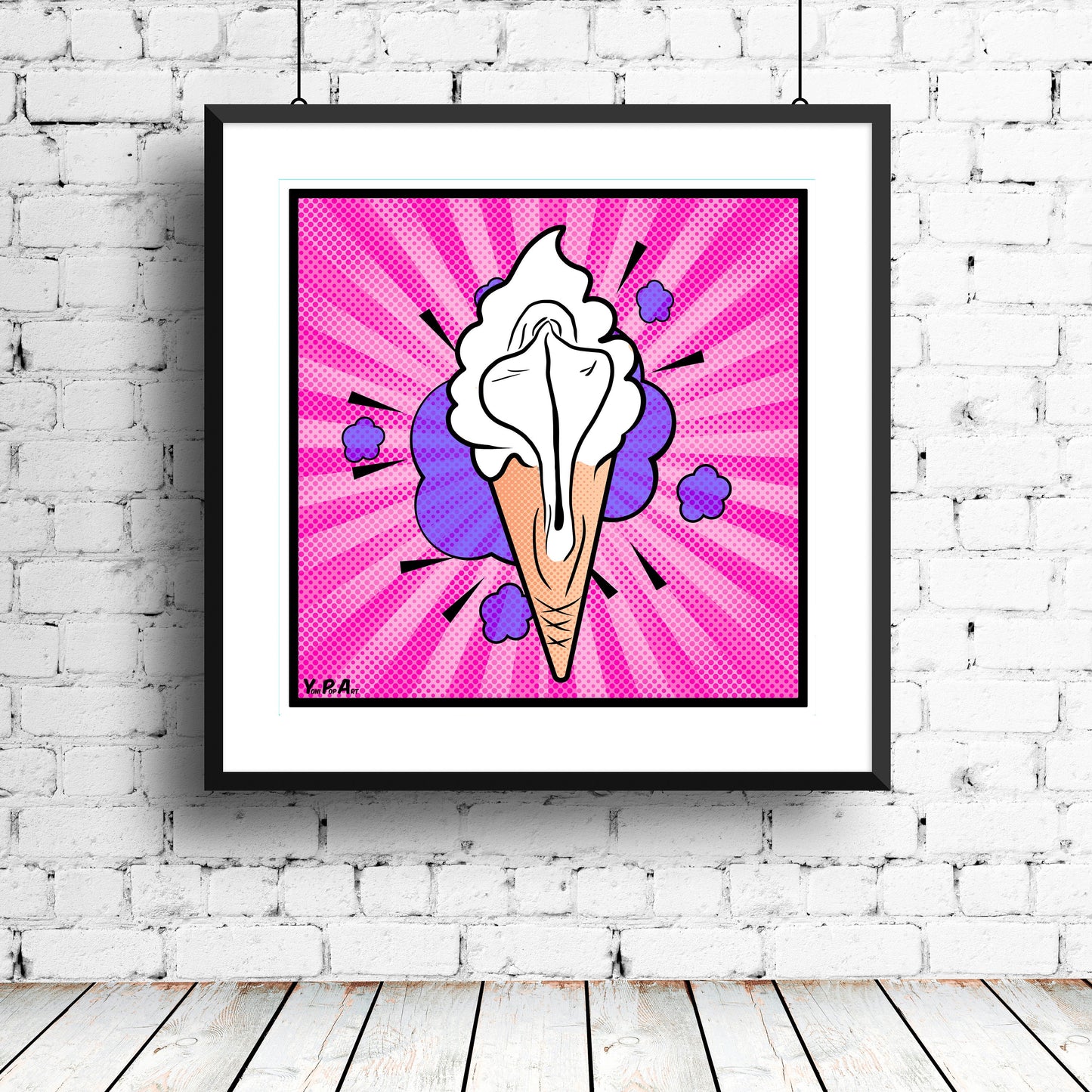YoniPopArt "lick it"