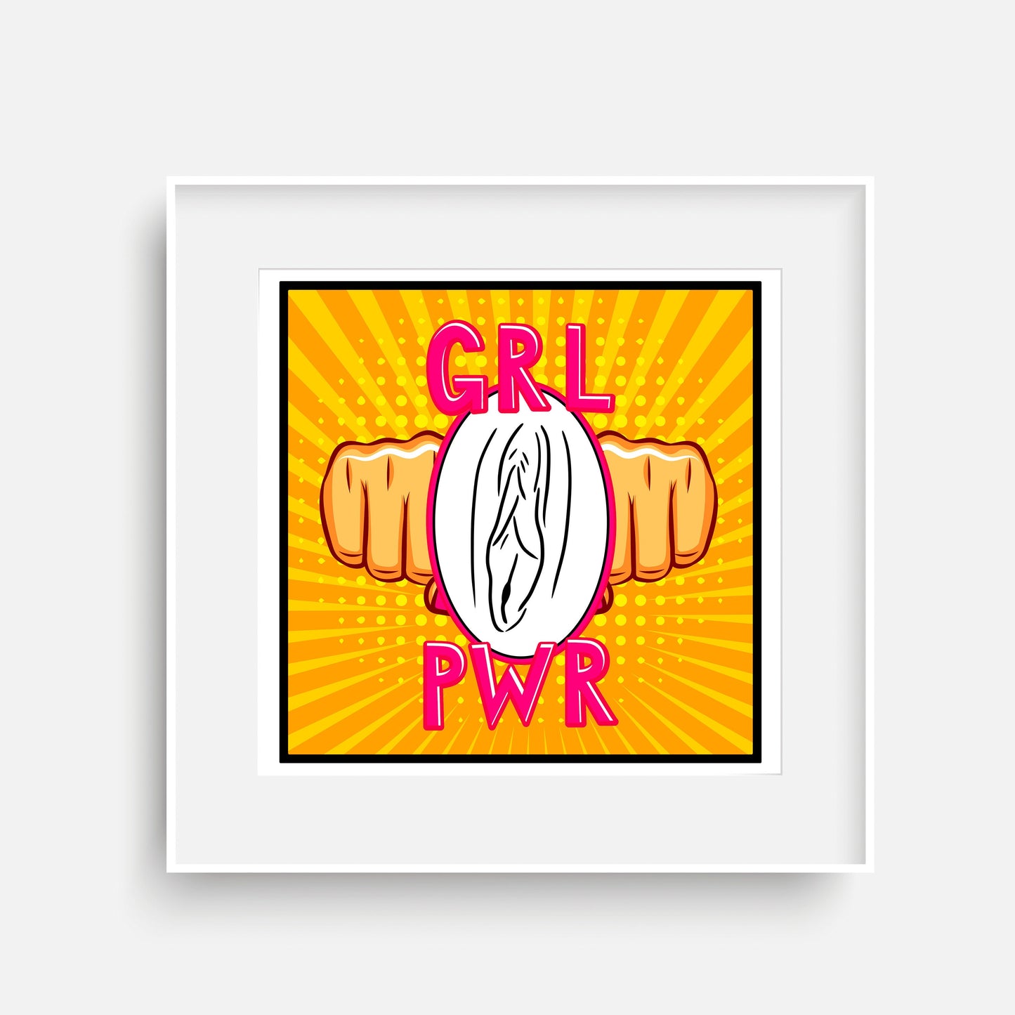 YoniPopArt "GRLPWR"
