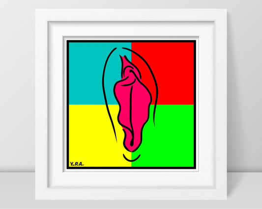YoniPopArt "Pink pop"