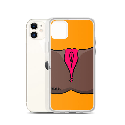 iPhone-Hülle YoniPopArt "Pink on Orange"