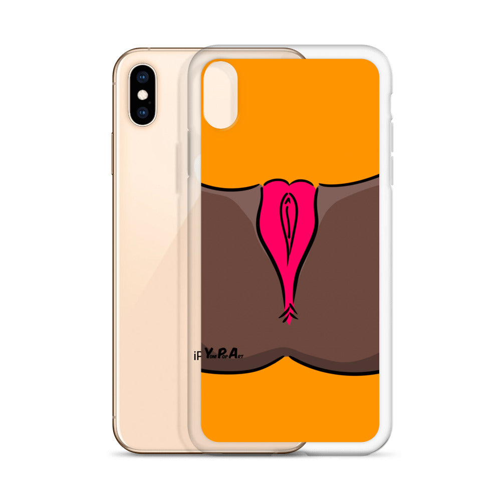 iPhone-Hülle YoniPopArt "Pink on Orange"