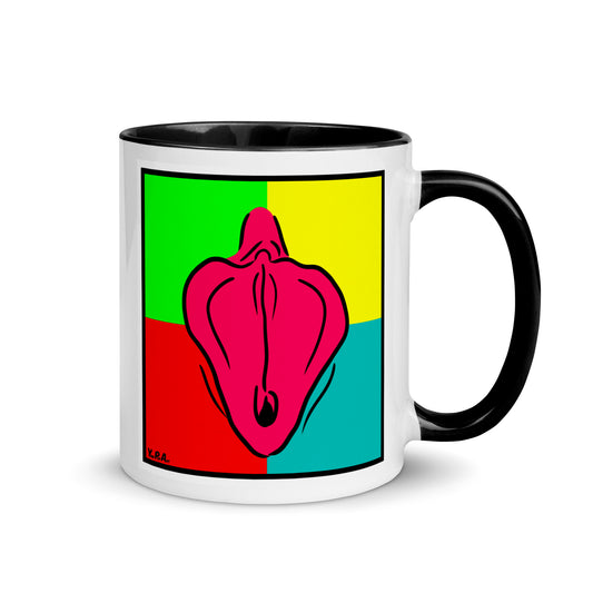Tasse YoniPopArt "Collection #3" mit farbiger Innenseite