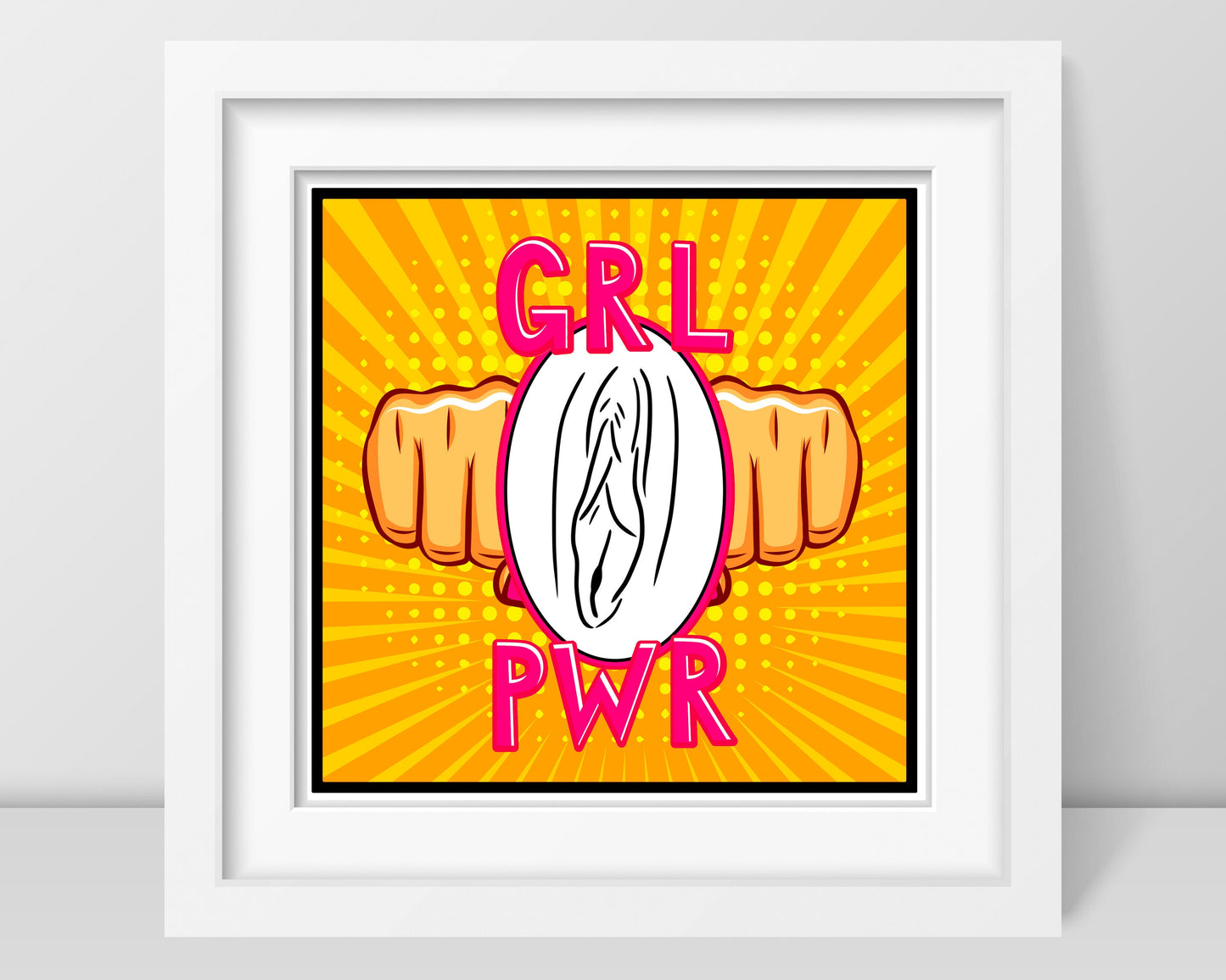 YoniPopArt "GRLPWR"