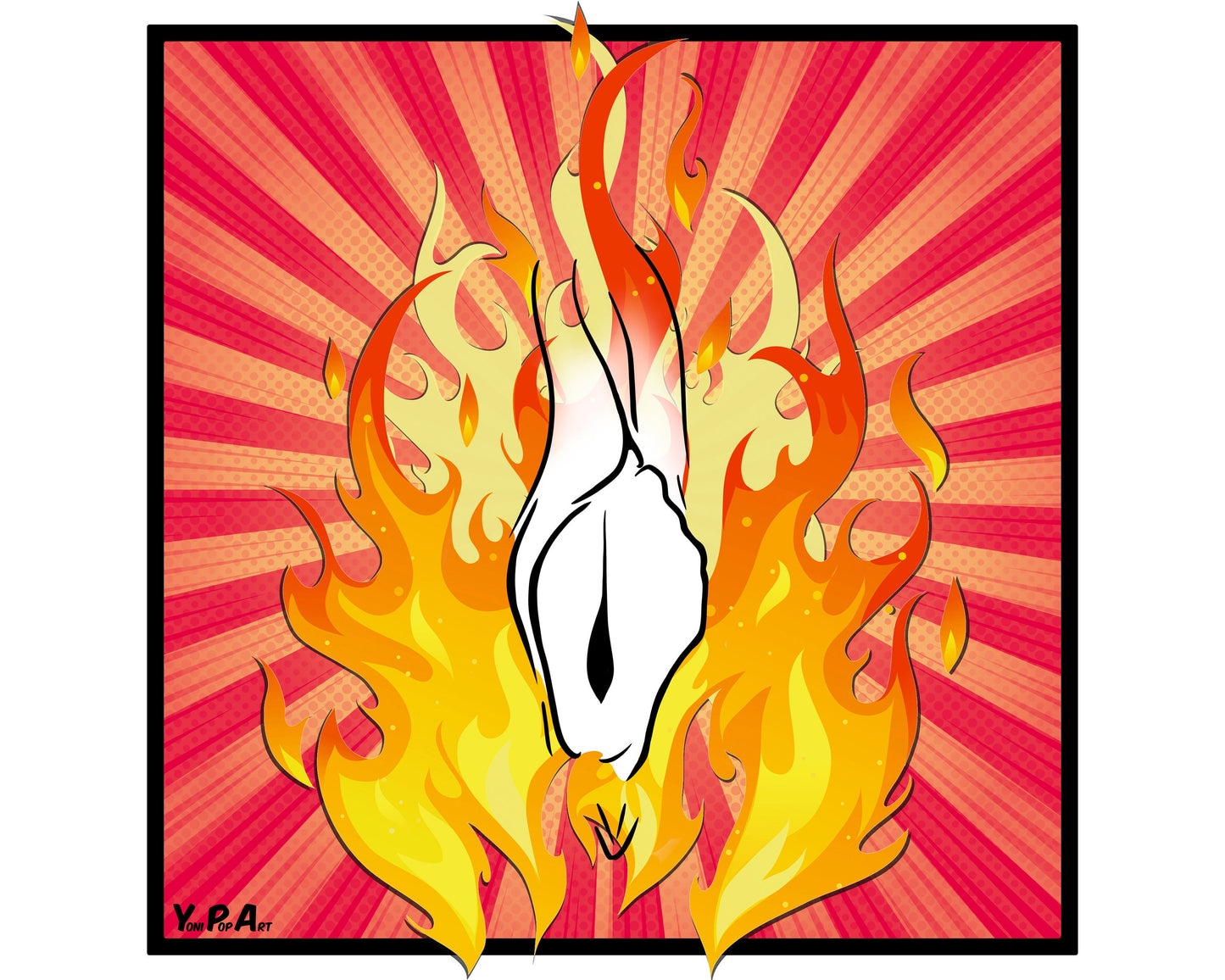YoniPopArt Auftragsarbeit