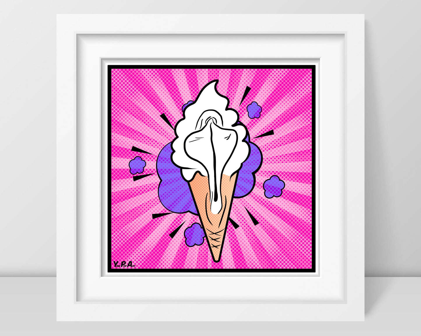 YoniPopArt "lick it"