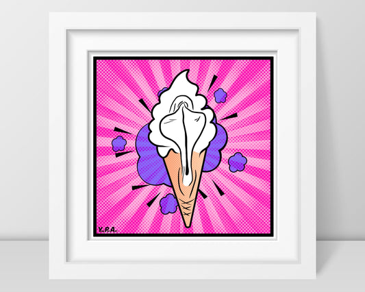 YoniPopArt "lick it"