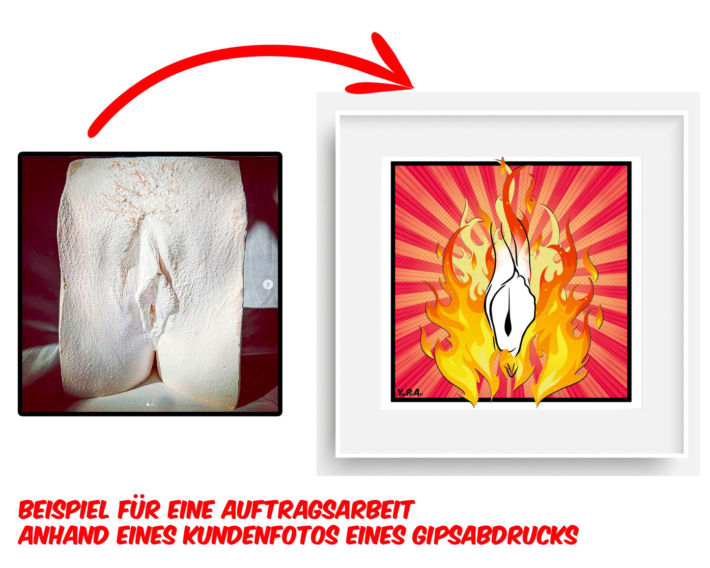 YoniPopArt Auftragsarbeit