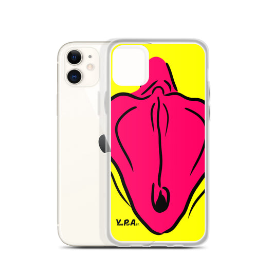 iPhone-Hülle YoniPopArt "Flaps on yellow"