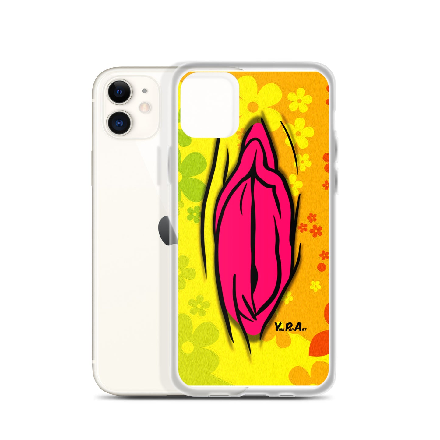 iPhone-Hülle "YoniPopArt #4 on Flowers"