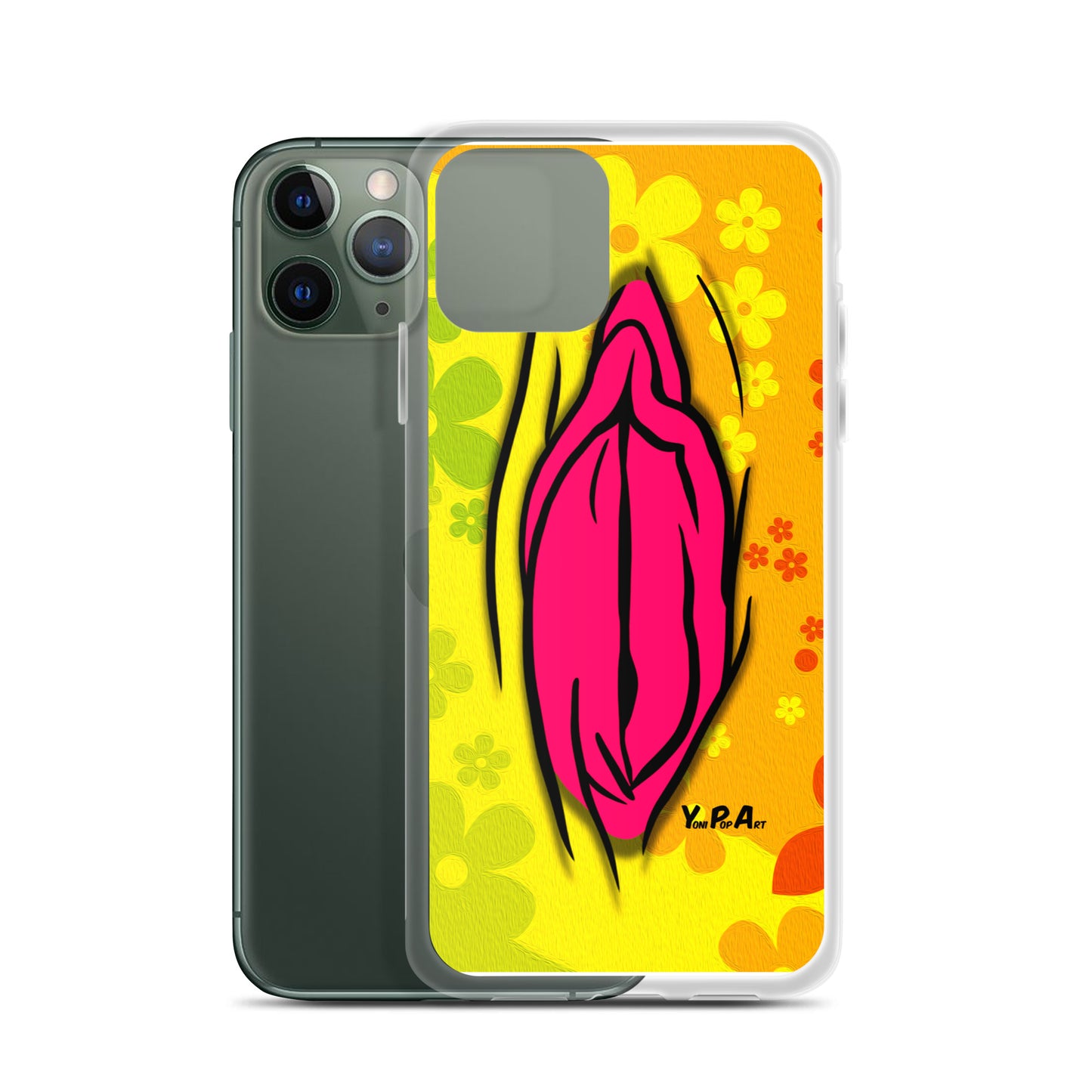 iPhone-Hülle "YoniPopArt #4 on Flowers"
