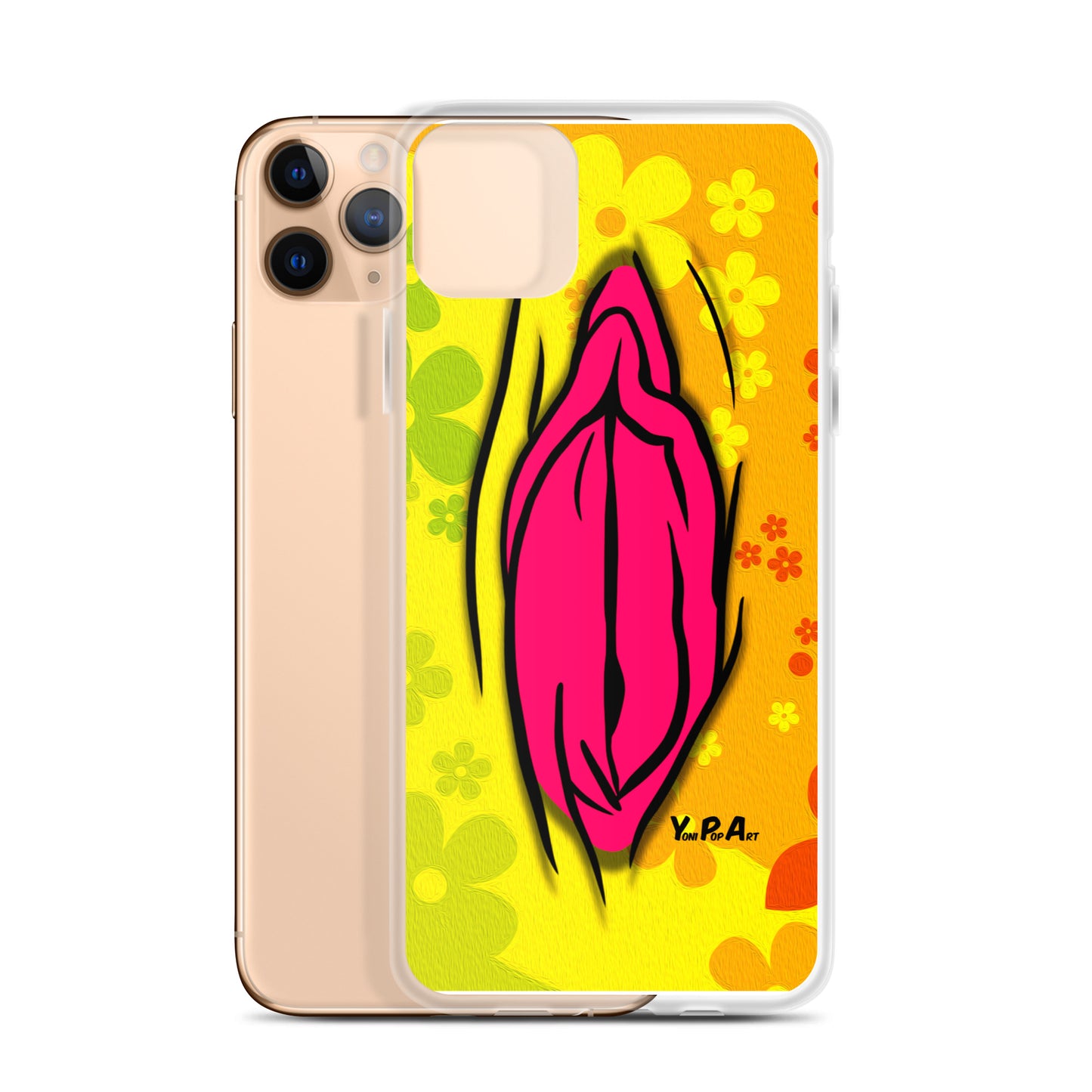iPhone-Hülle "YoniPopArt #4 on Flowers"