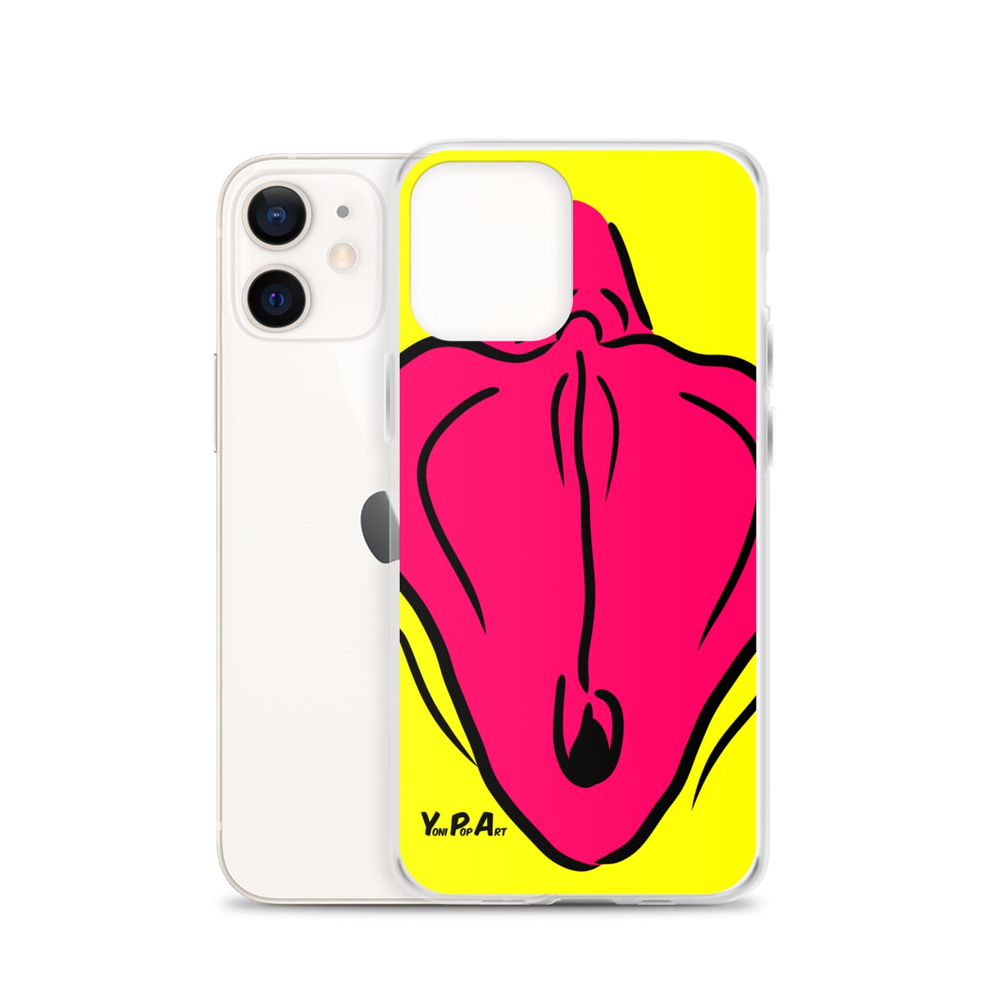 iPhone-Hülle YoniPopArt "Flaps on yellow"