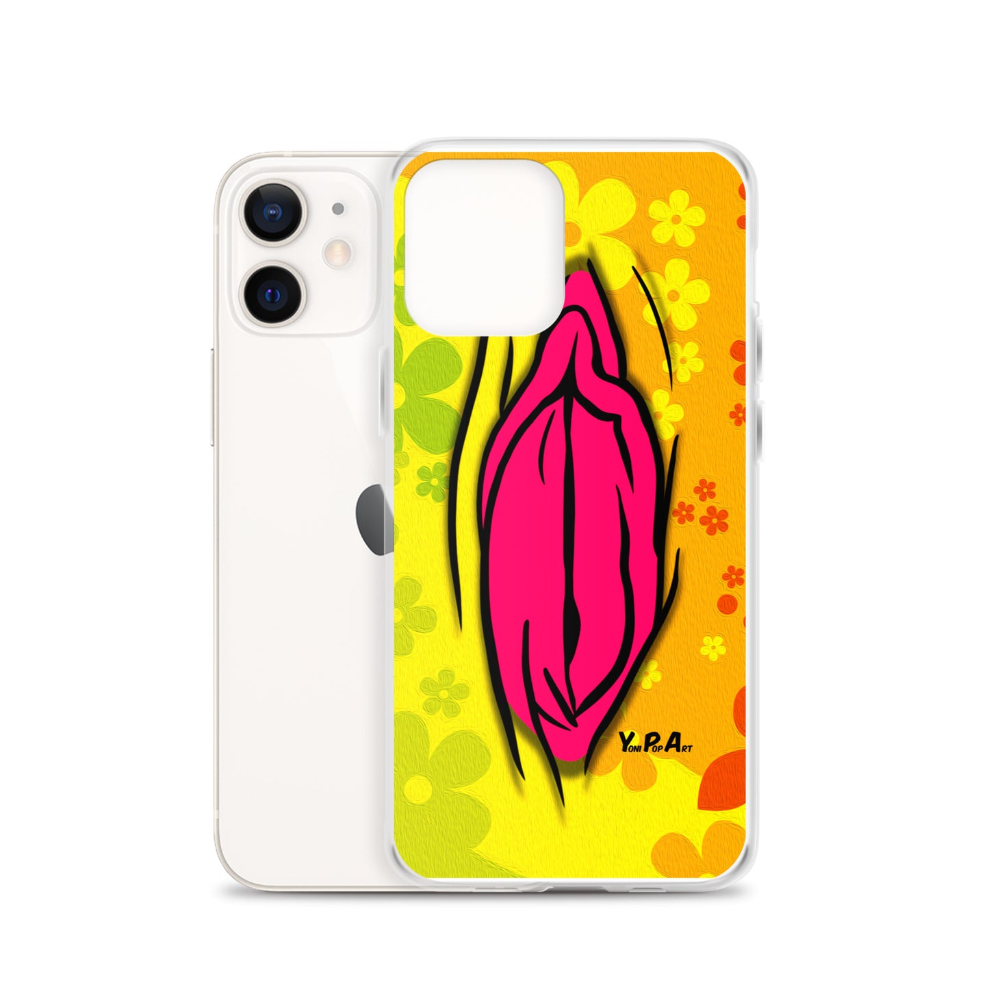 iPhone-Hülle "YoniPopArt #4 on Flowers"