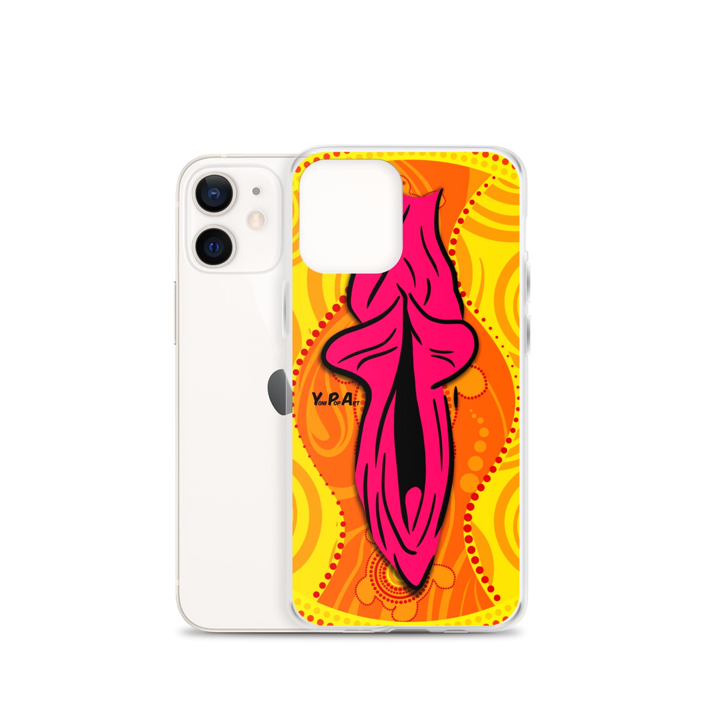 iPhone-Hülle YoniPopArt "Swirling Yoni on Yellow"