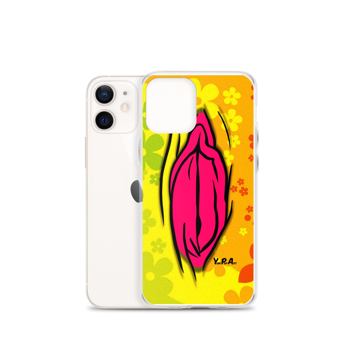 iPhone-Hülle "YoniPopArt #4 on Flowers"