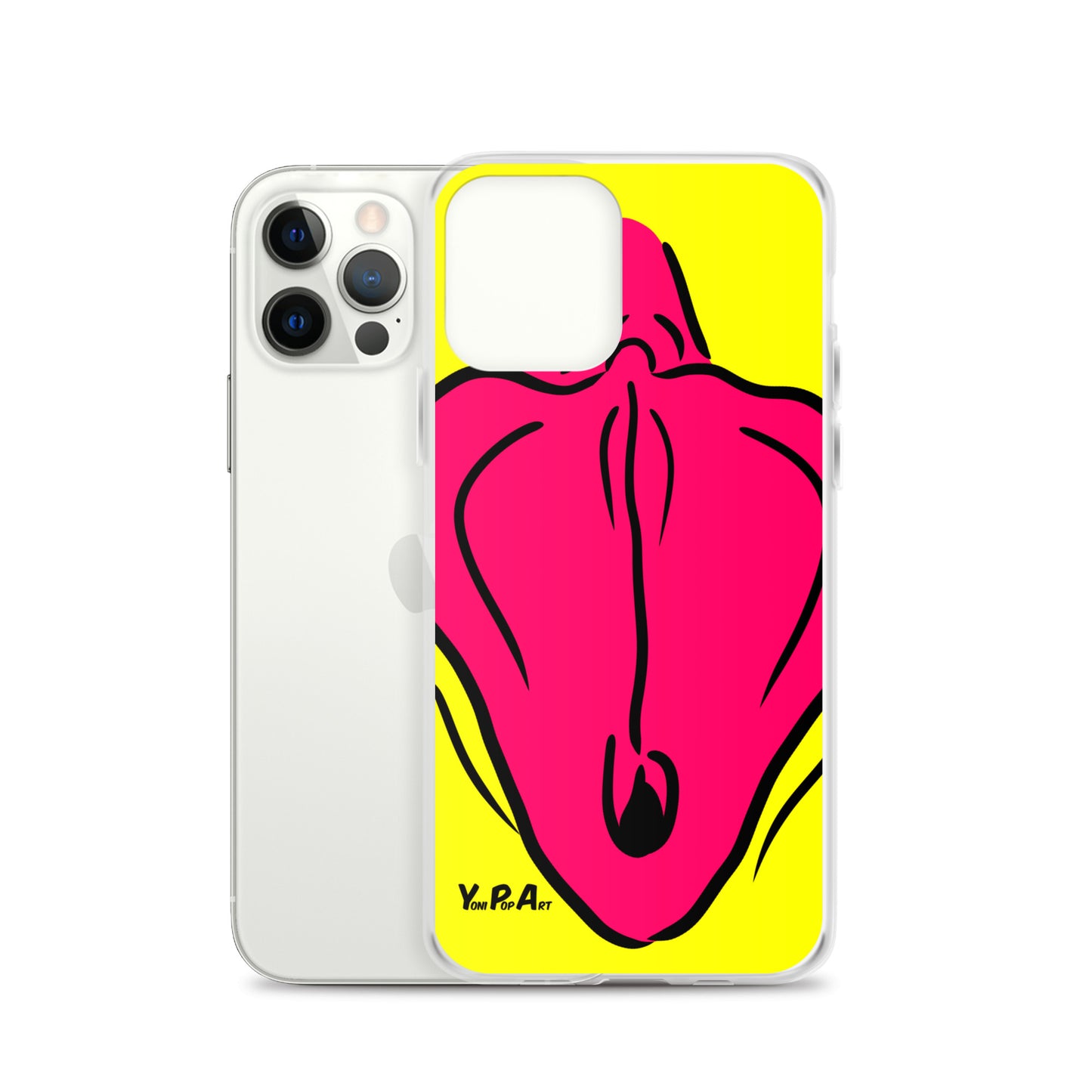 iPhone-Hülle YoniPopArt "Flaps on yellow"