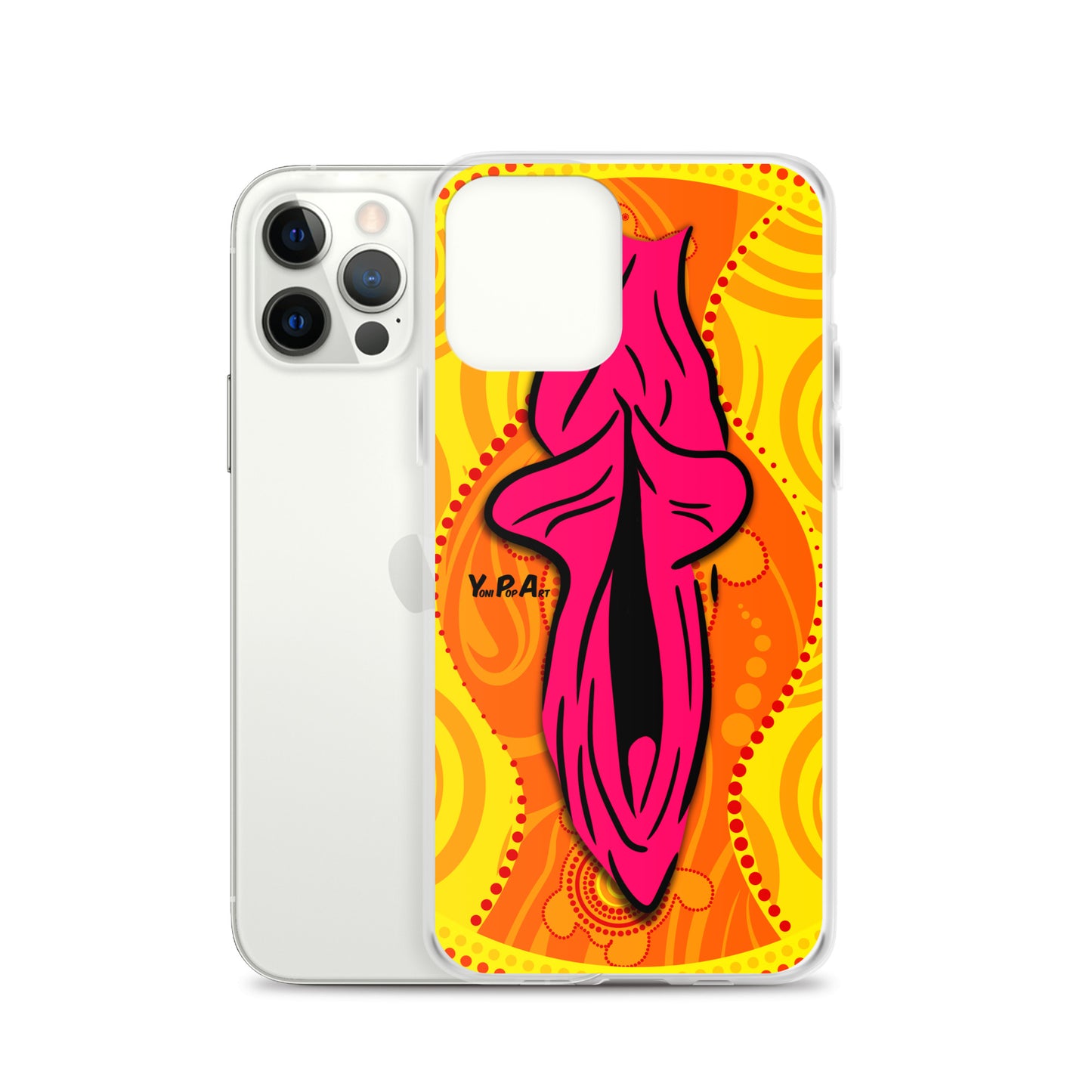 iPhone-Hülle YoniPopArt "Swirling Yoni on Yellow"