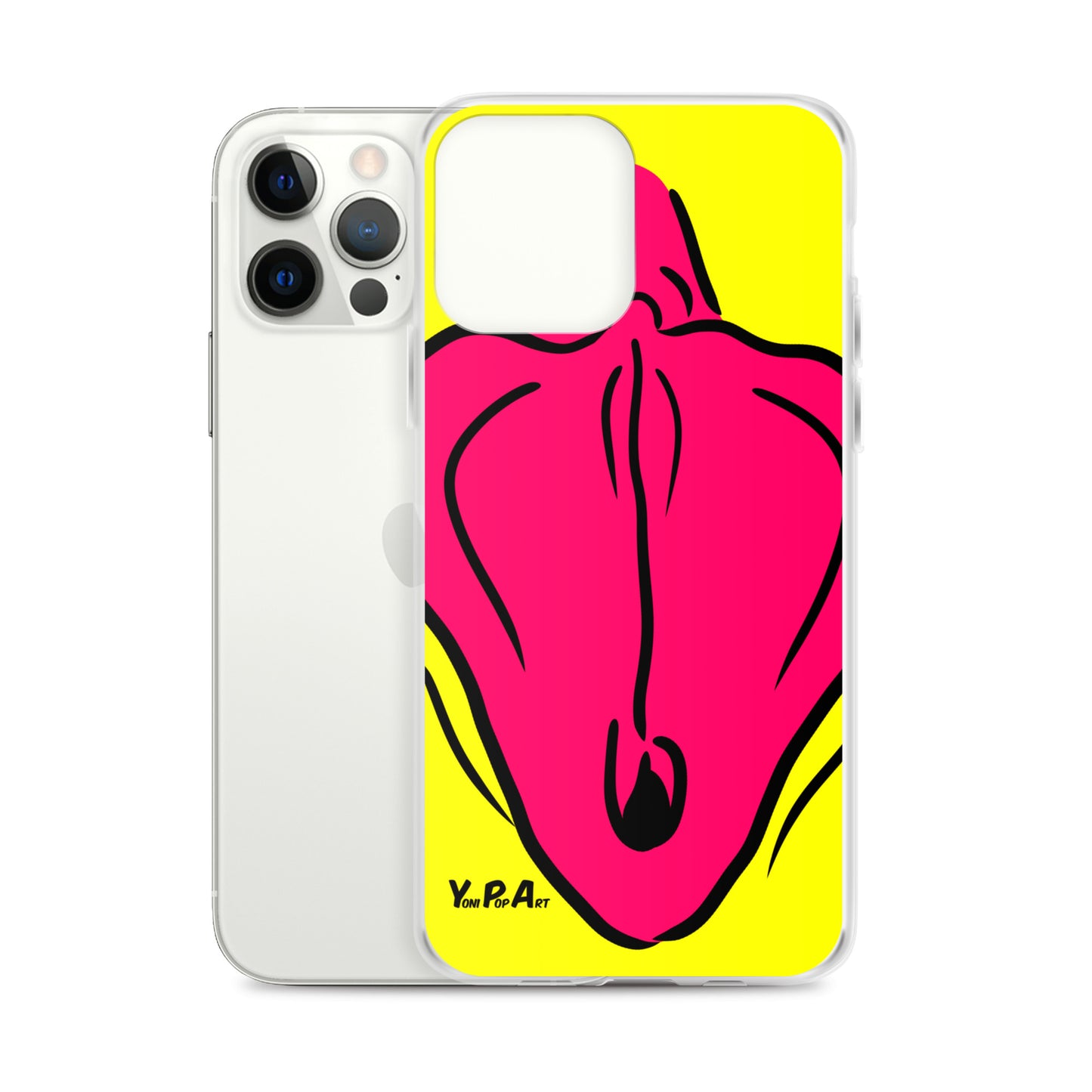 iPhone-Hülle YoniPopArt "Flaps on yellow"