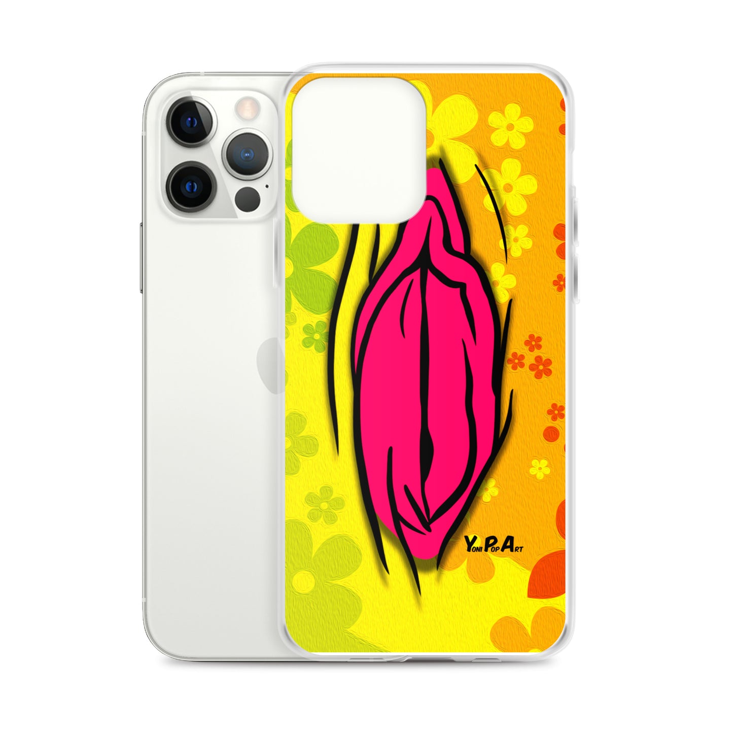 iPhone-Hülle "YoniPopArt #4 on Flowers"