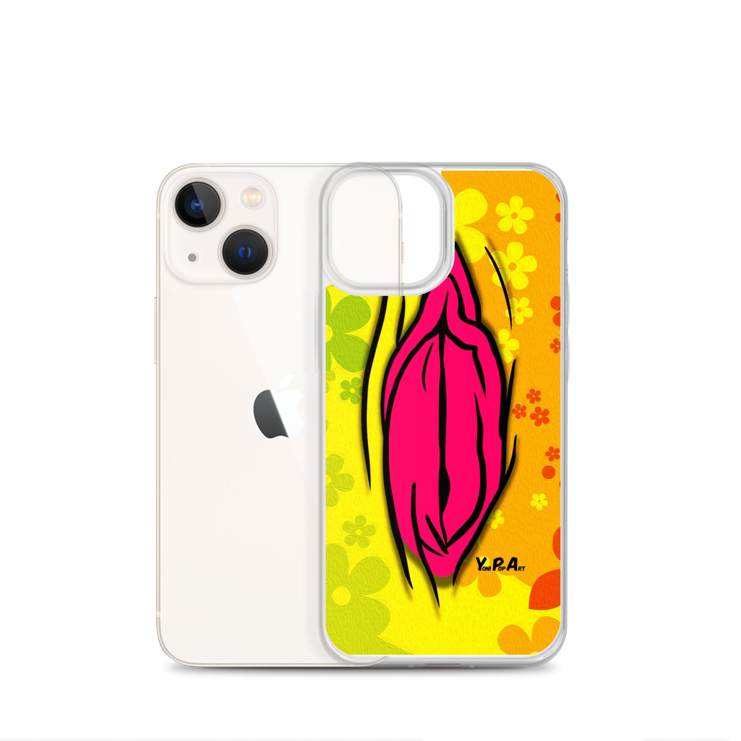 iPhone-Hülle "YoniPopArt #4 on Flowers"