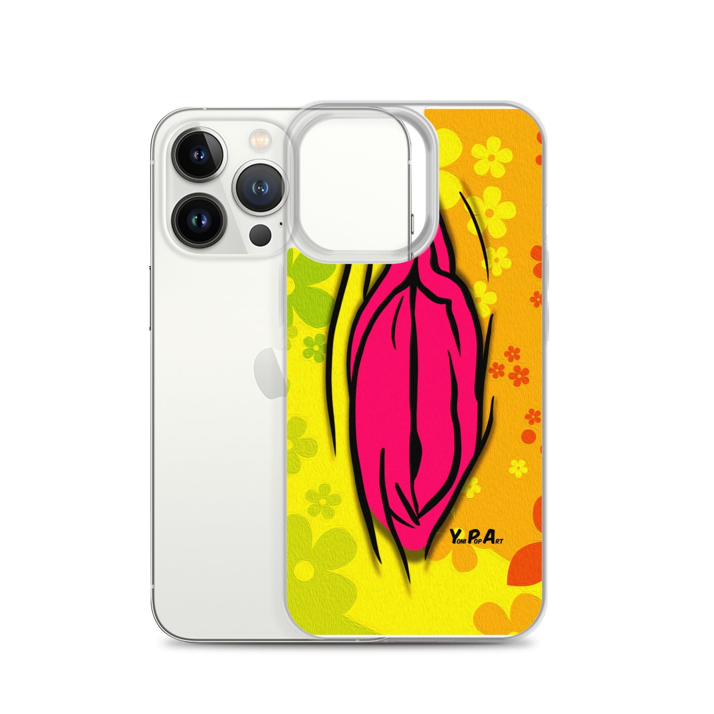iPhone-Hülle "YoniPopArt #4 on Flowers"