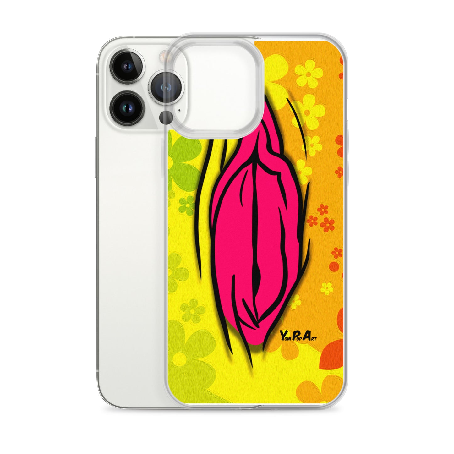 iPhone-Hülle "YoniPopArt #4 on Flowers"