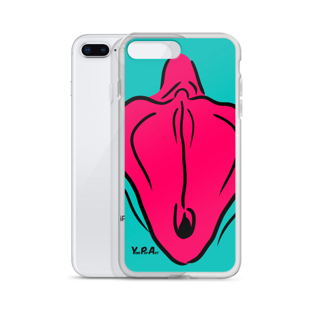 iPhone-Hülle YoniPopArt "Flaps on inverse colour"