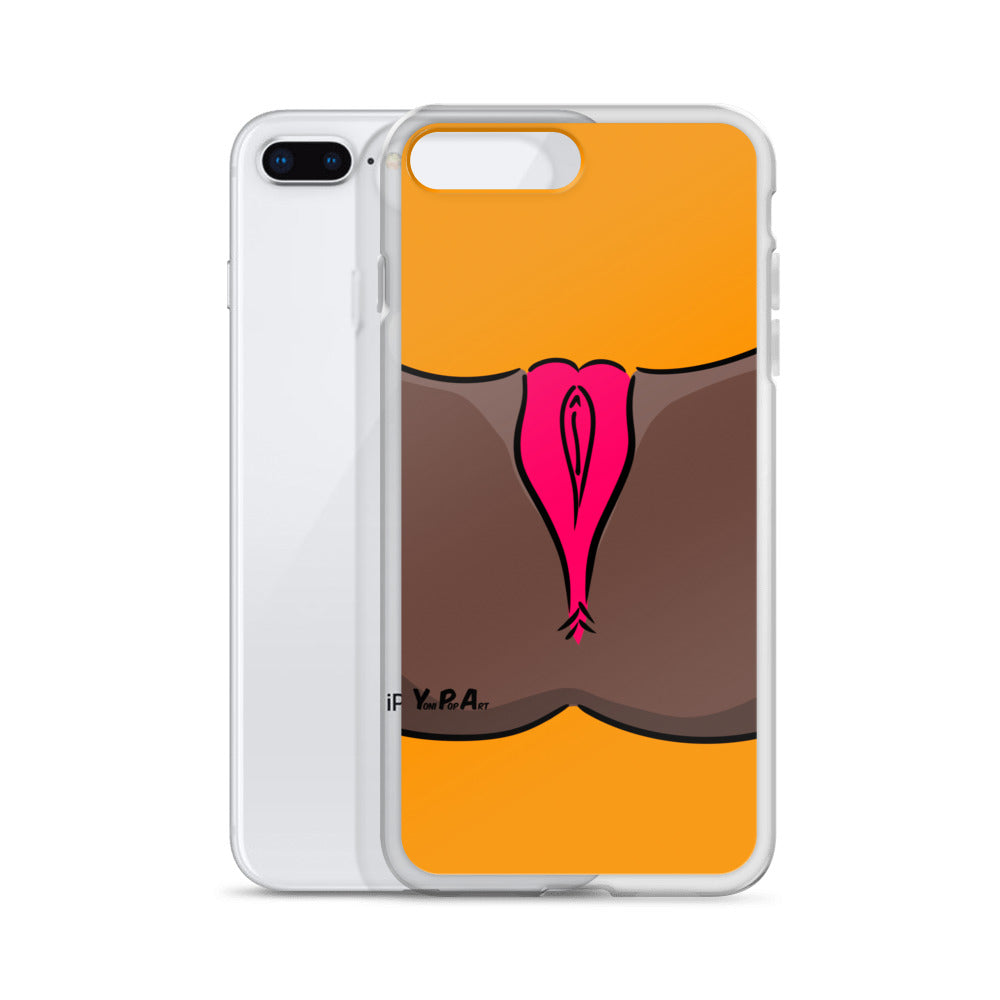iPhone-Hülle YoniPopArt "Pink on Orange"