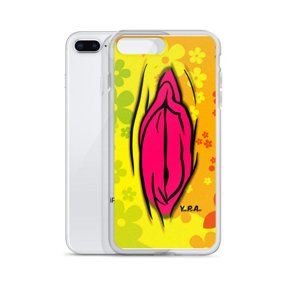 iPhone-Hülle "YoniPopArt #4 on Flowers"