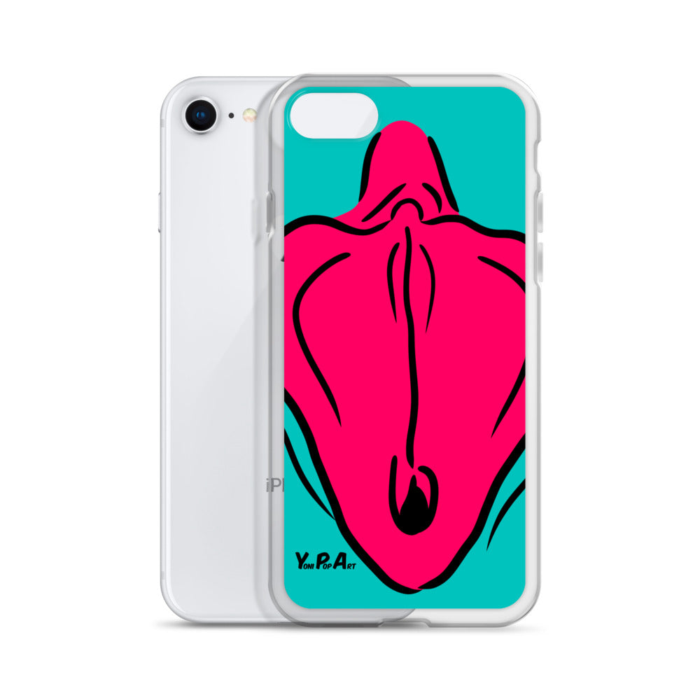iPhone-Hülle YoniPopArt "Flaps on inverse colour"