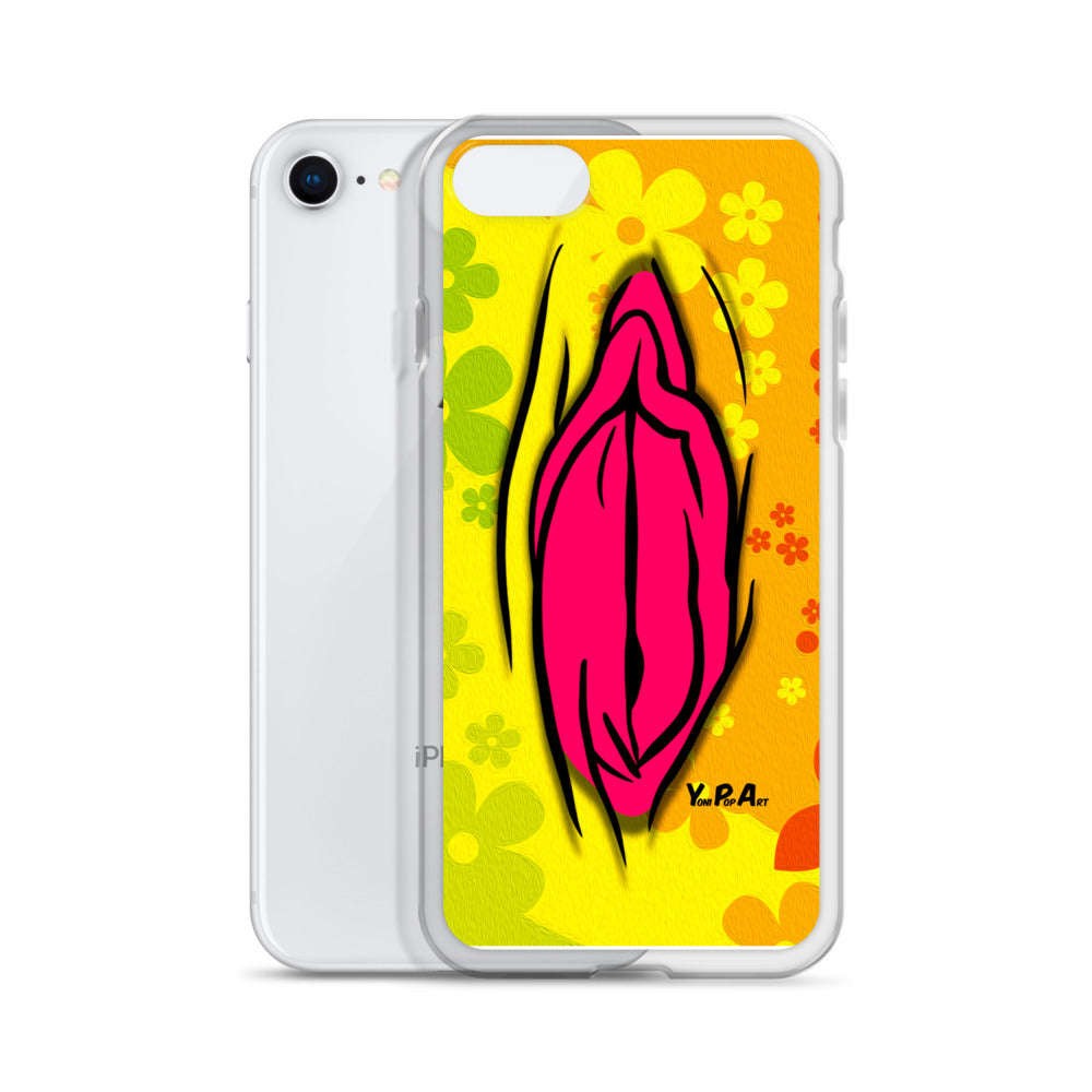 iPhone-Hülle "YoniPopArt #4 on Flowers"