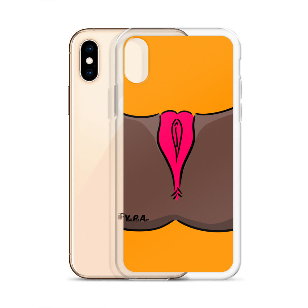 iPhone-Hülle YoniPopArt "Pink on Orange"
