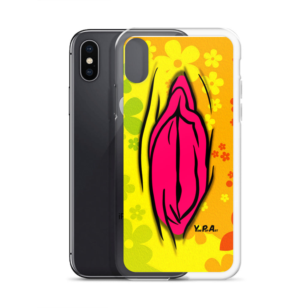 iPhone-Hülle "YoniPopArt #4 on Flowers"