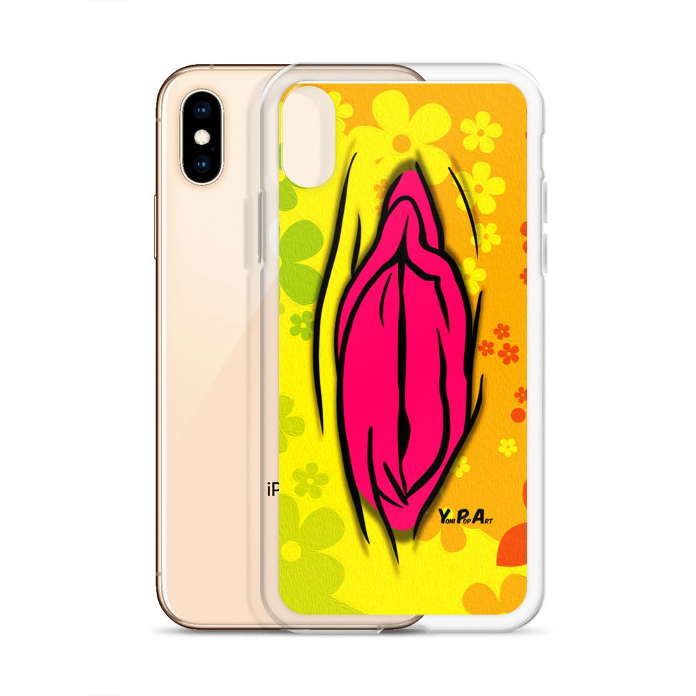 iPhone-Hülle "YoniPopArt #4 on Flowers"