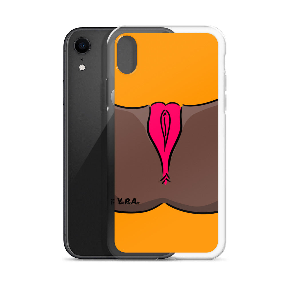 iPhone-Hülle YoniPopArt "Pink on Orange"