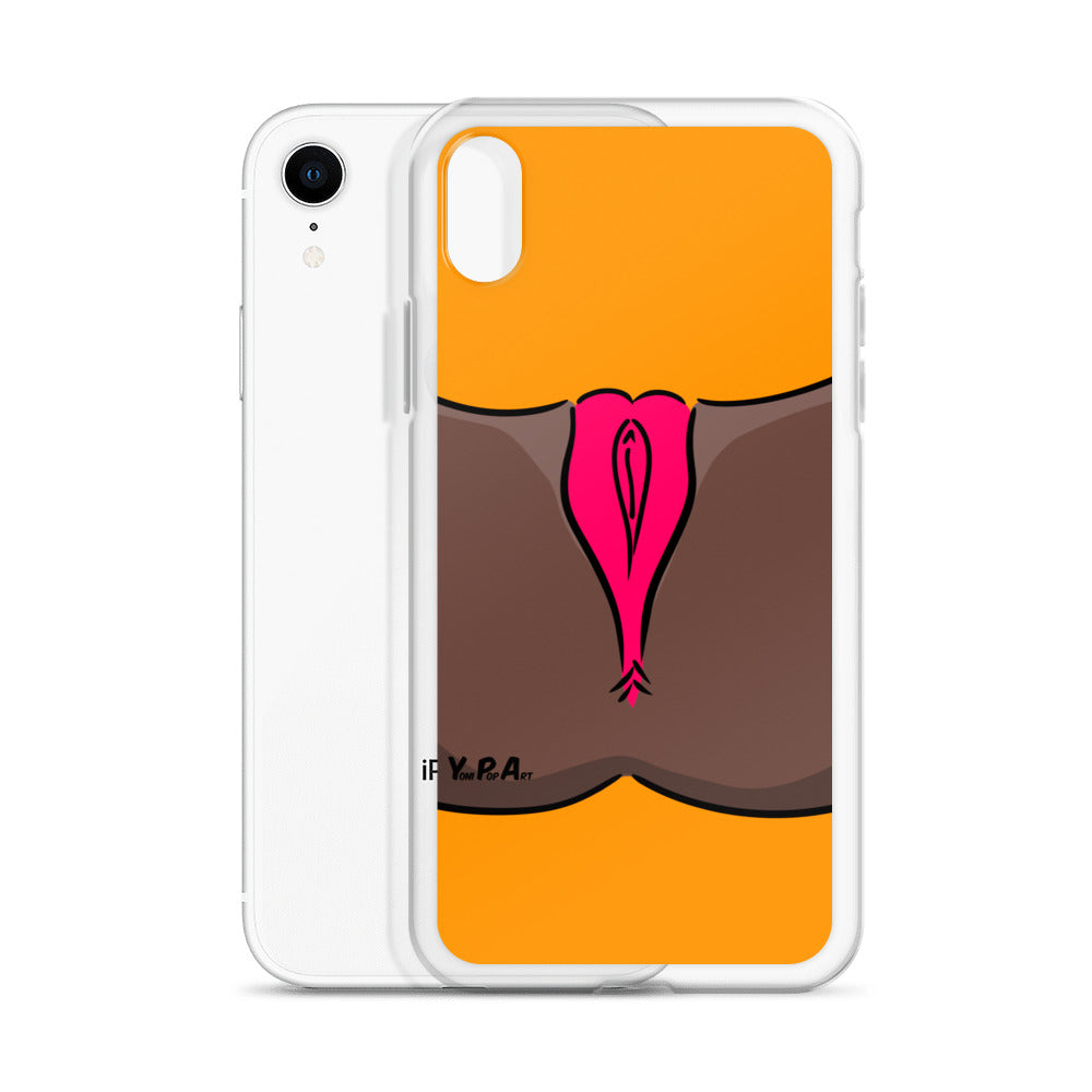 iPhone-Hülle YoniPopArt "Pink on Orange"