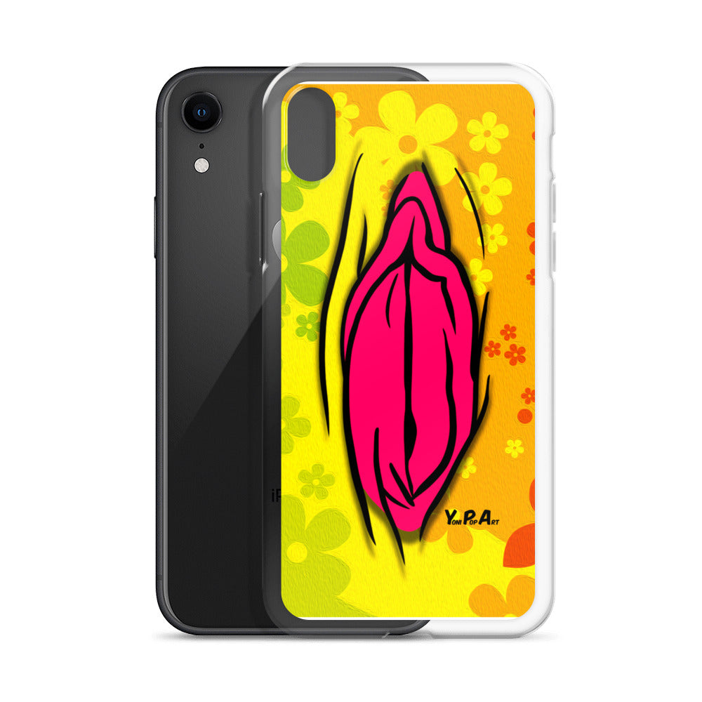 iPhone-Hülle "YoniPopArt #4 on Flowers"