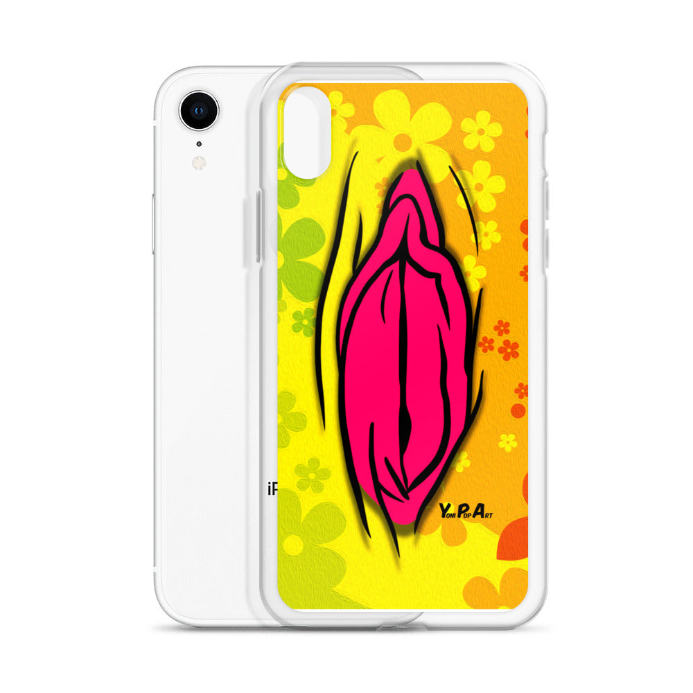 iPhone-Hülle "YoniPopArt #4 on Flowers"