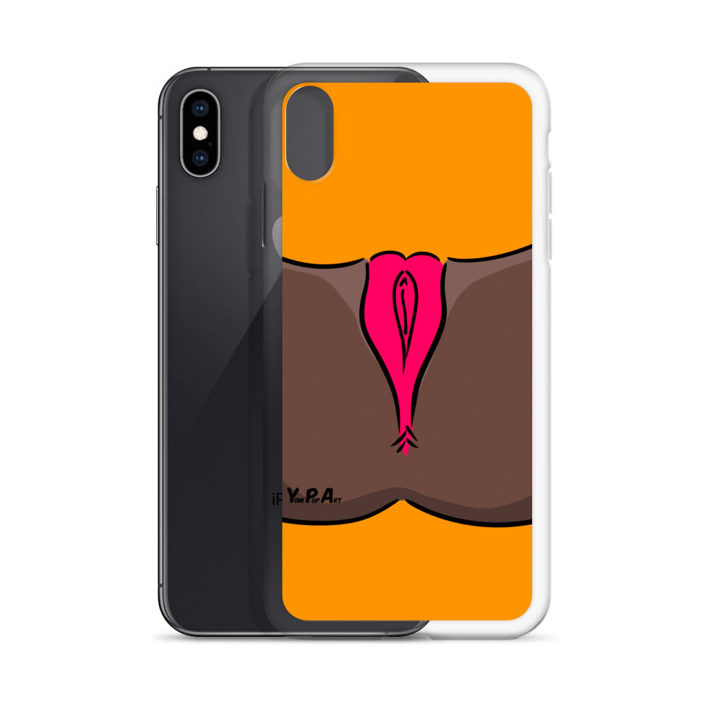 iPhone-Hülle YoniPopArt "Pink on Orange"