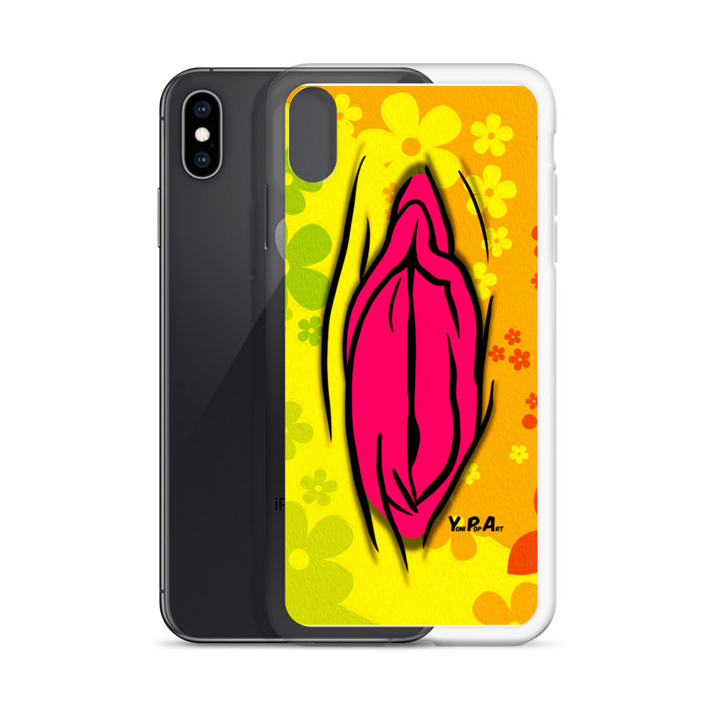 iPhone-Hülle "YoniPopArt #4 on Flowers"