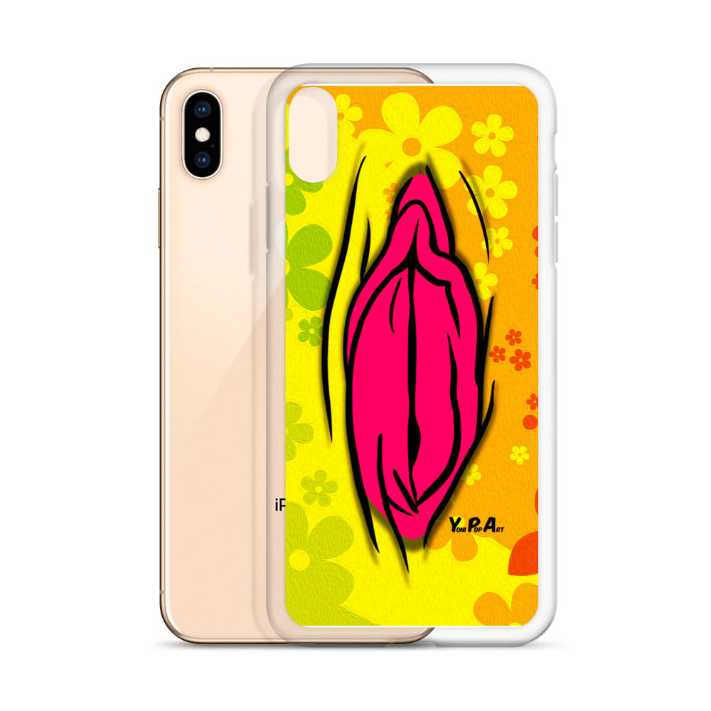 iPhone-Hülle "YoniPopArt #4 on Flowers"