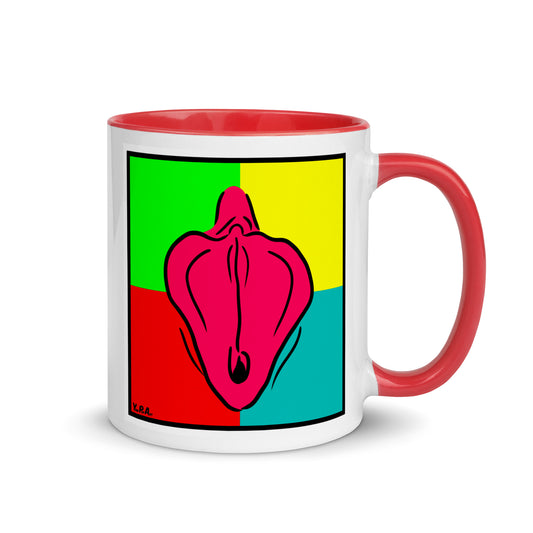Tasse YoniPopArt "Collection #3" mit farbiger Innenseite