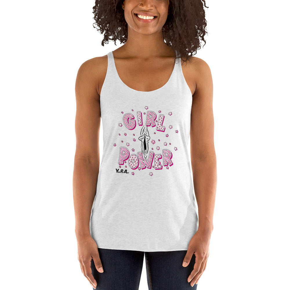 Racerback Tank-Top "YoniPopArt GirlPower"