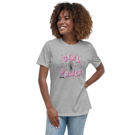 Lockeres Damen-T-Shirt "YoniPopArt GirlPower"